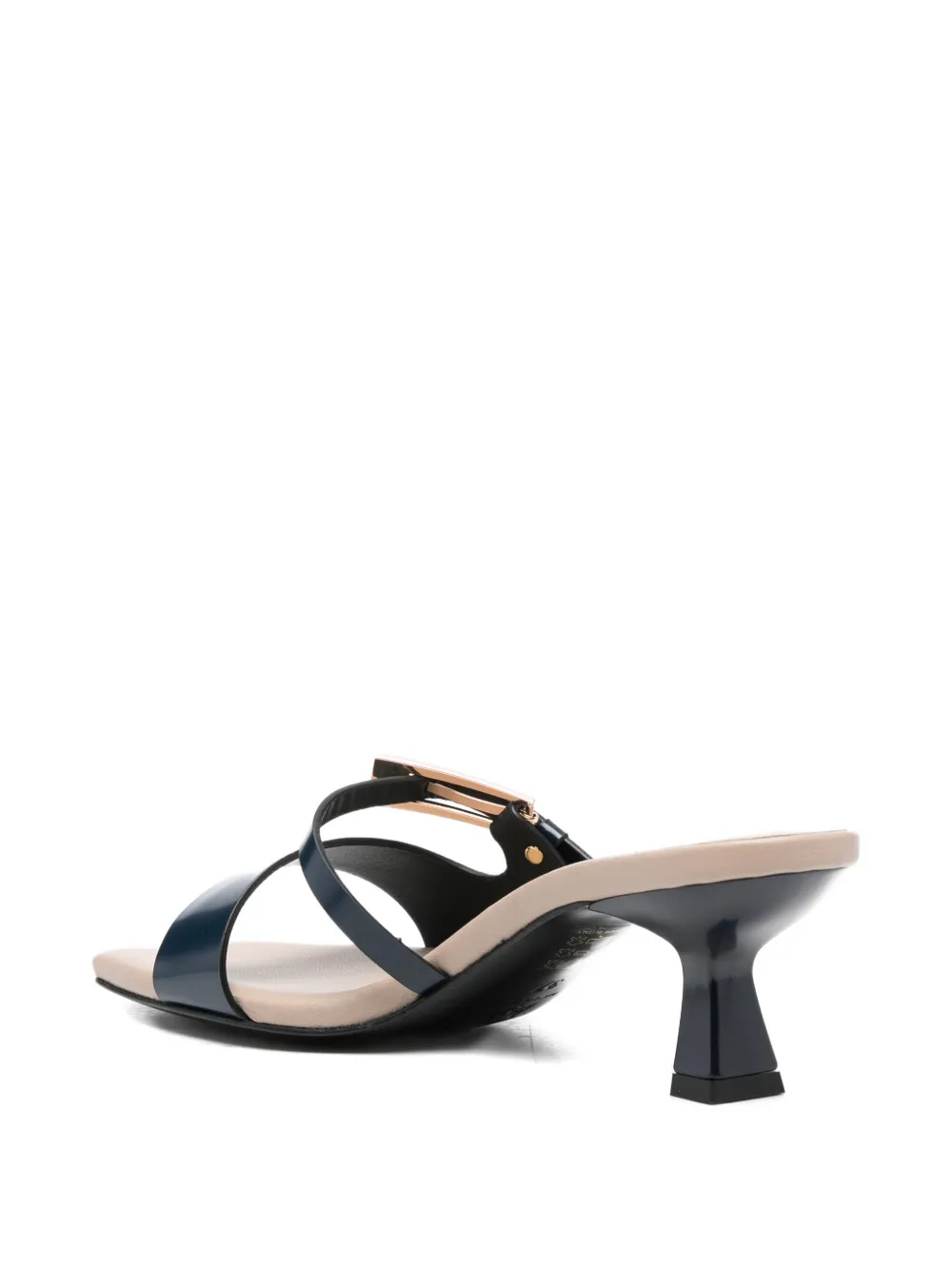  Donnarì Buckle-fastening Leather Sandals - Blue 