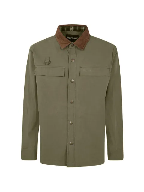Barbour corduroy-collar shirt jacket