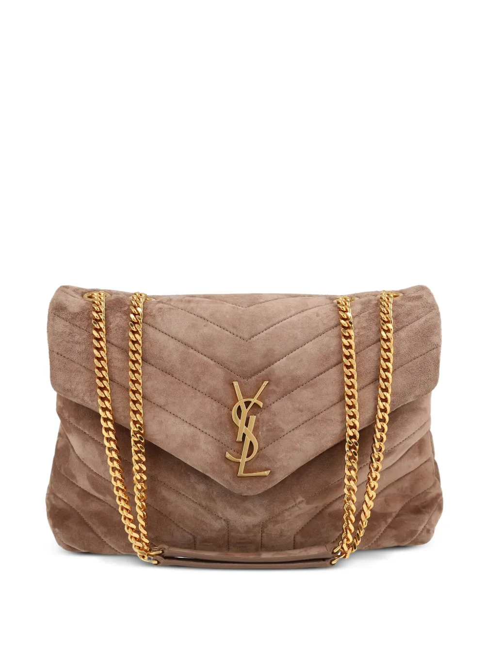 Saint Laurent Pre-Owned Loulou shoulder bag - Toni neutri