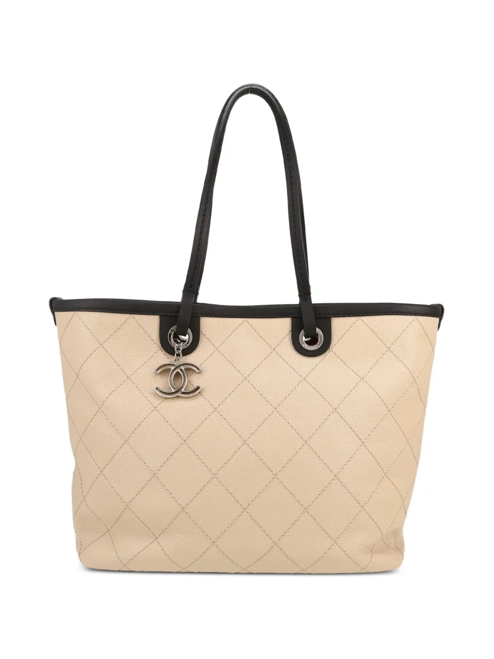 CHANEL Pre-Owned 2014 Grand Shopping handbag - Neutrals