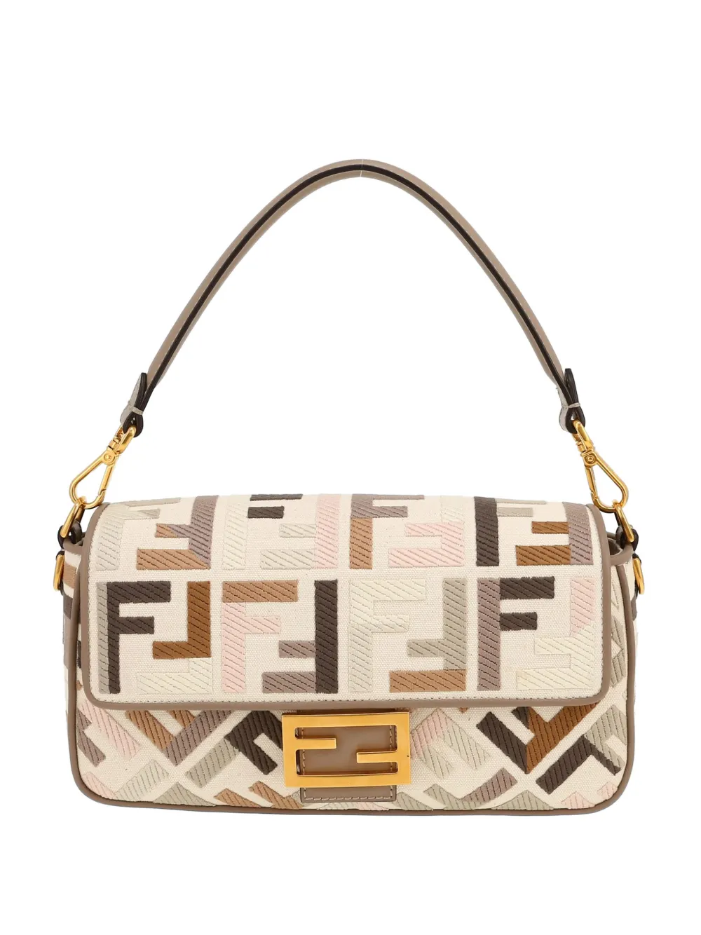 Fendi Pre-Owned Baguette shoulder bag - Toni neutri