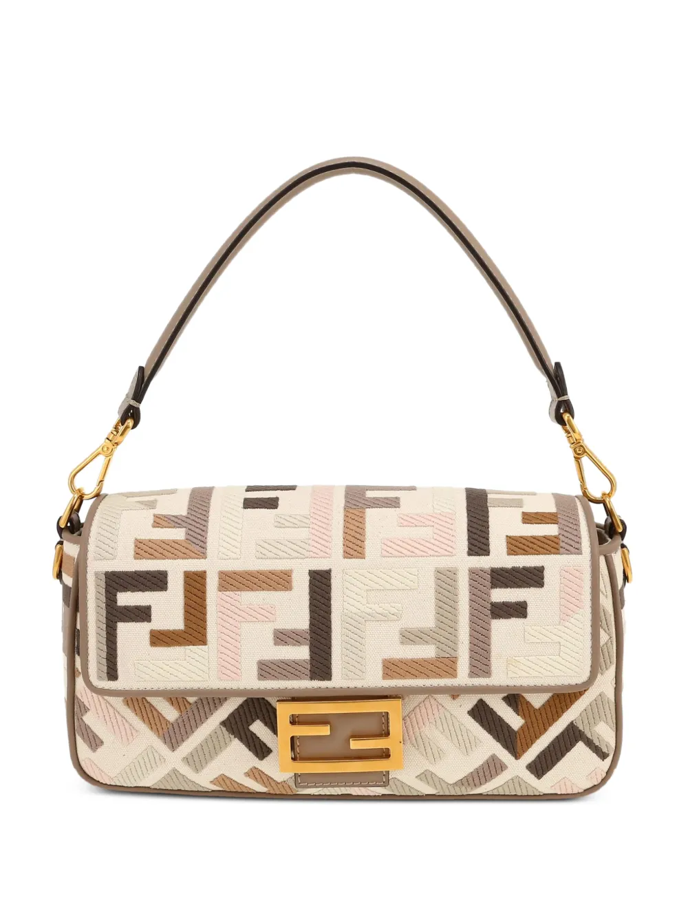 Fendi Pre-Owned Baguette shoulder bag - Toni neutri