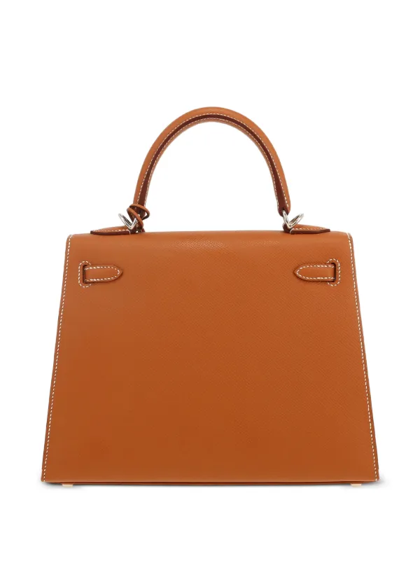 Hermès Pre-Owned 2023 Kelly 25 Handbag | Brown | FARFETCH AO