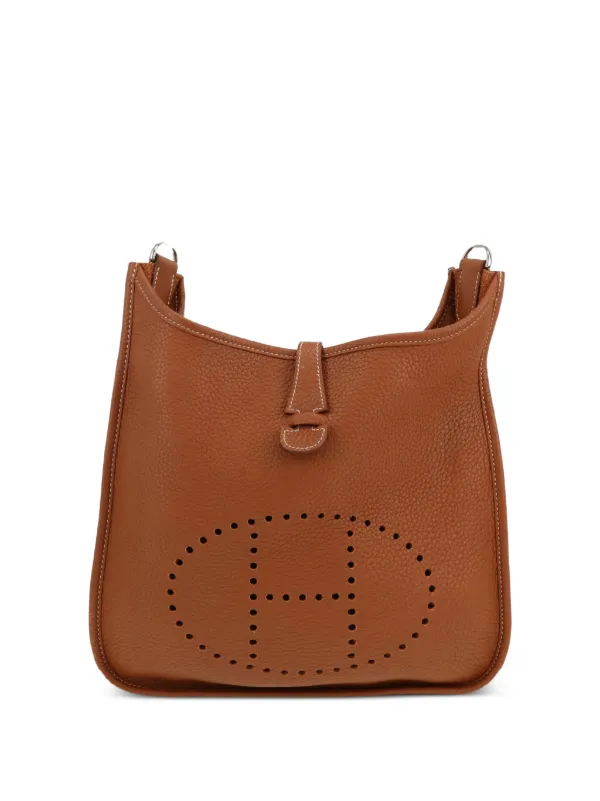 Hermès Pre-owned 2012 Evelyne 3 Shoulder Bag in Brown