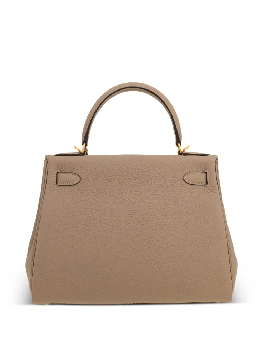  Hermès Pre-owned 2024 Kelly Top-handle Leather Handbag - Neutrals 