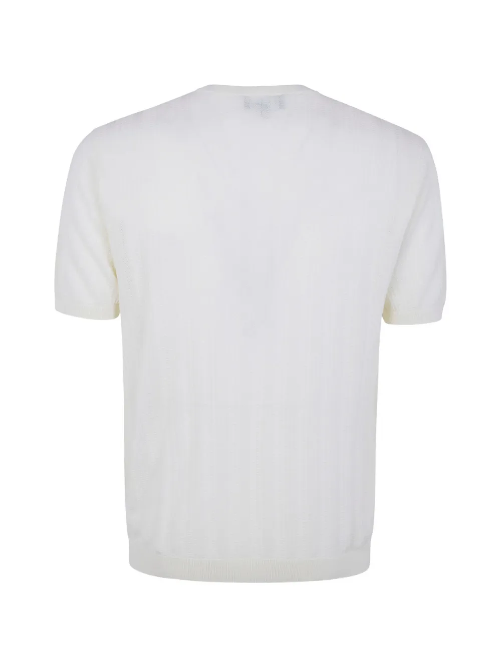Emporio Armani T-shirt met V-hals Beige