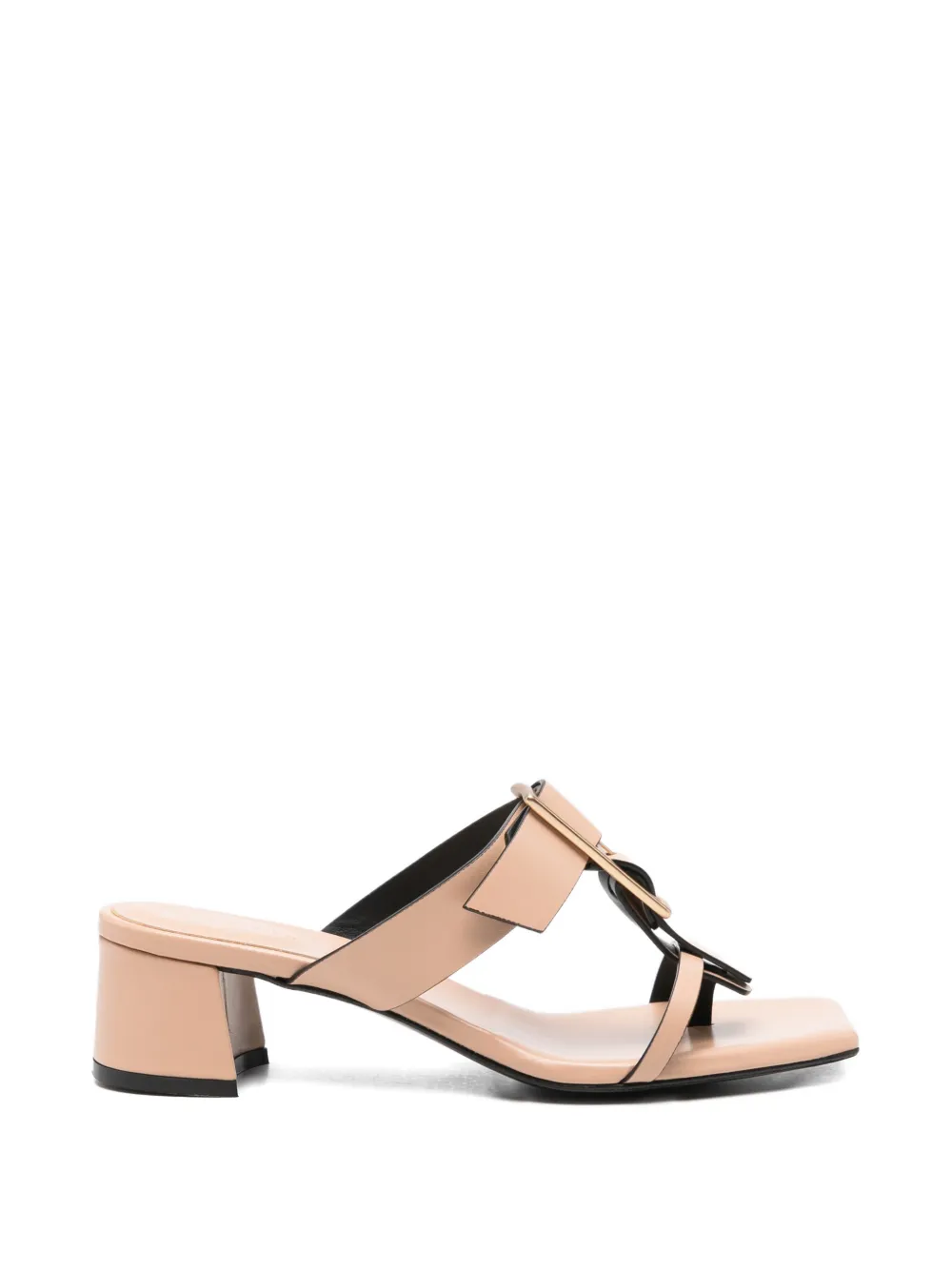 Donnari Buckle Sandals In Neutral
