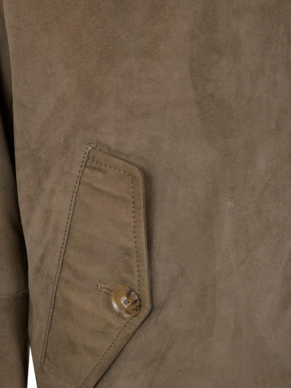  Baracuta Suede Bomber Jacket - Green 