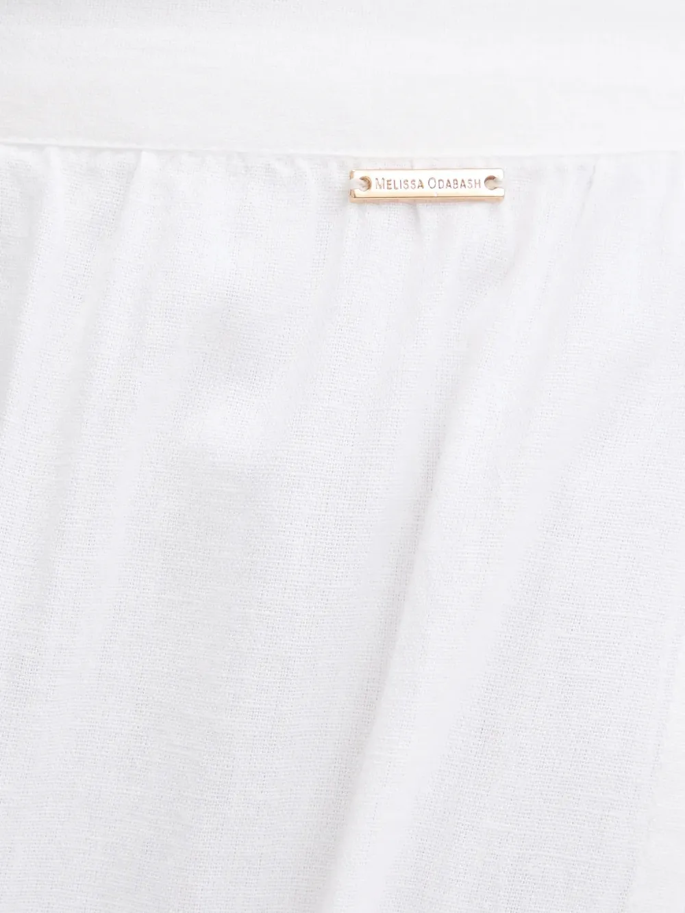 Melissa Odabash Monroe midi-rok met striksluiting Wit