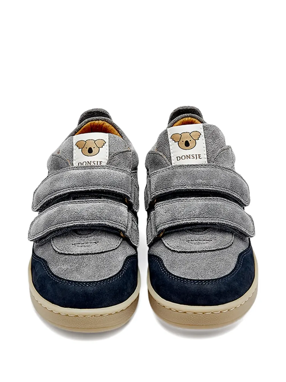 Donsje Ivalo koala strap-appliqué sneakers Grijs