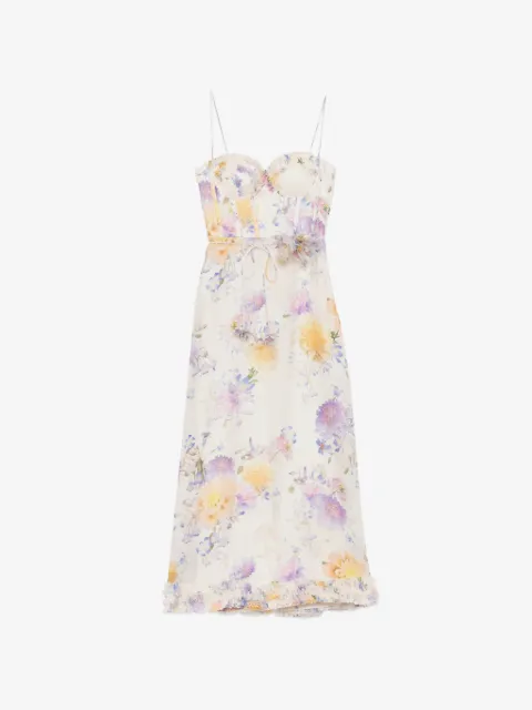 ZIMMERMANN Luna ruffle midi dress