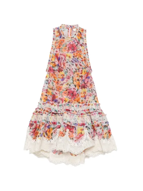 ZIMMERMANN floral mini dress