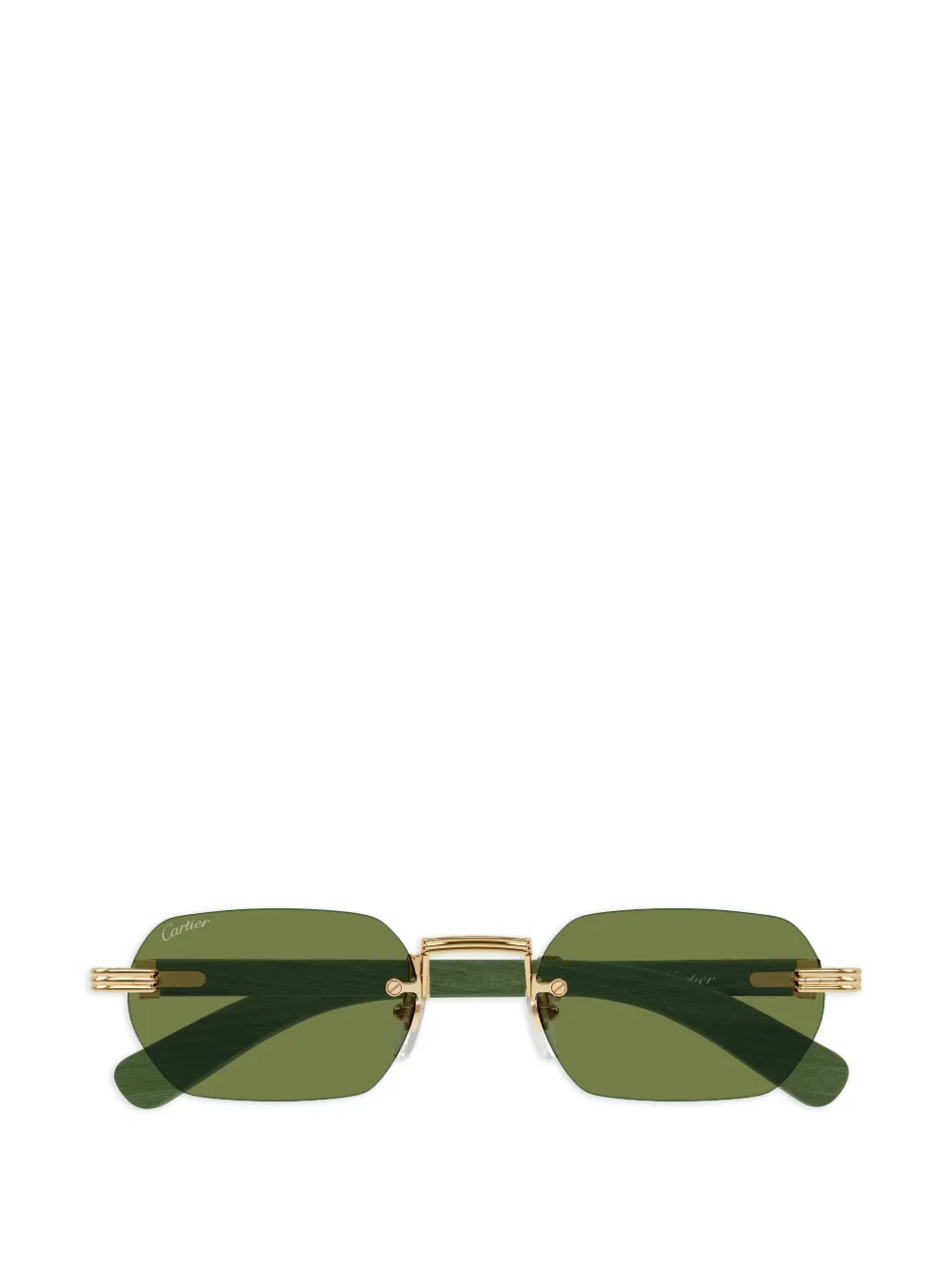 Cartier Eyewear rectangle-frame sunglasses - Oro