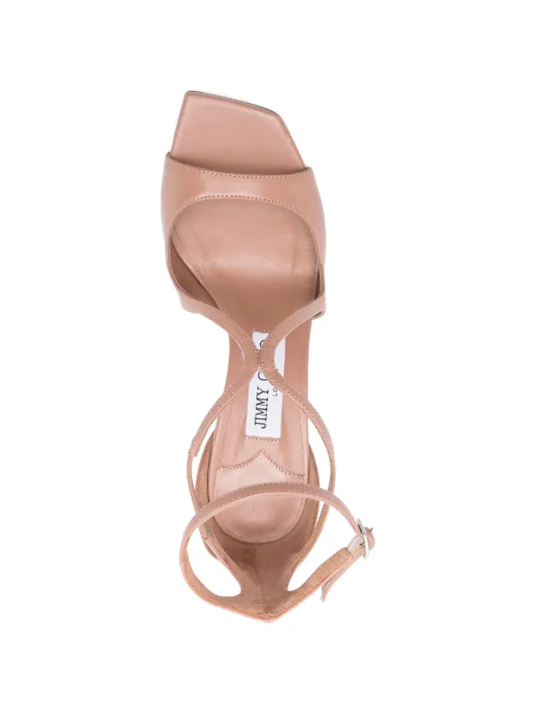Jimmy Choo アンクルストラップ サンダル | ニュートラル | FARFETCH JP