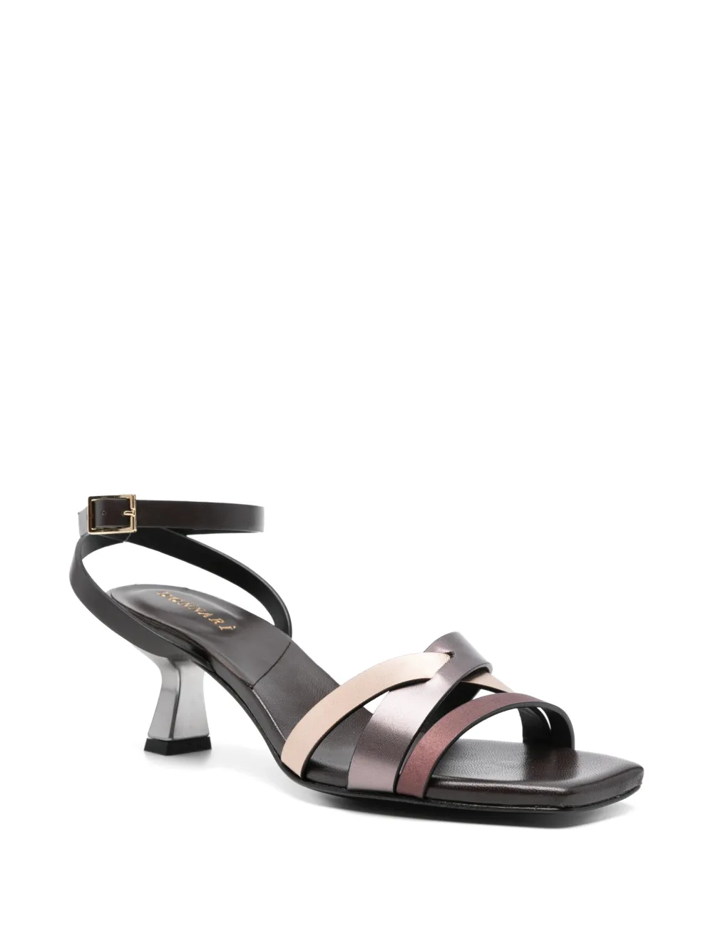  Donnarì Strappy Leather Sandals - Brown 