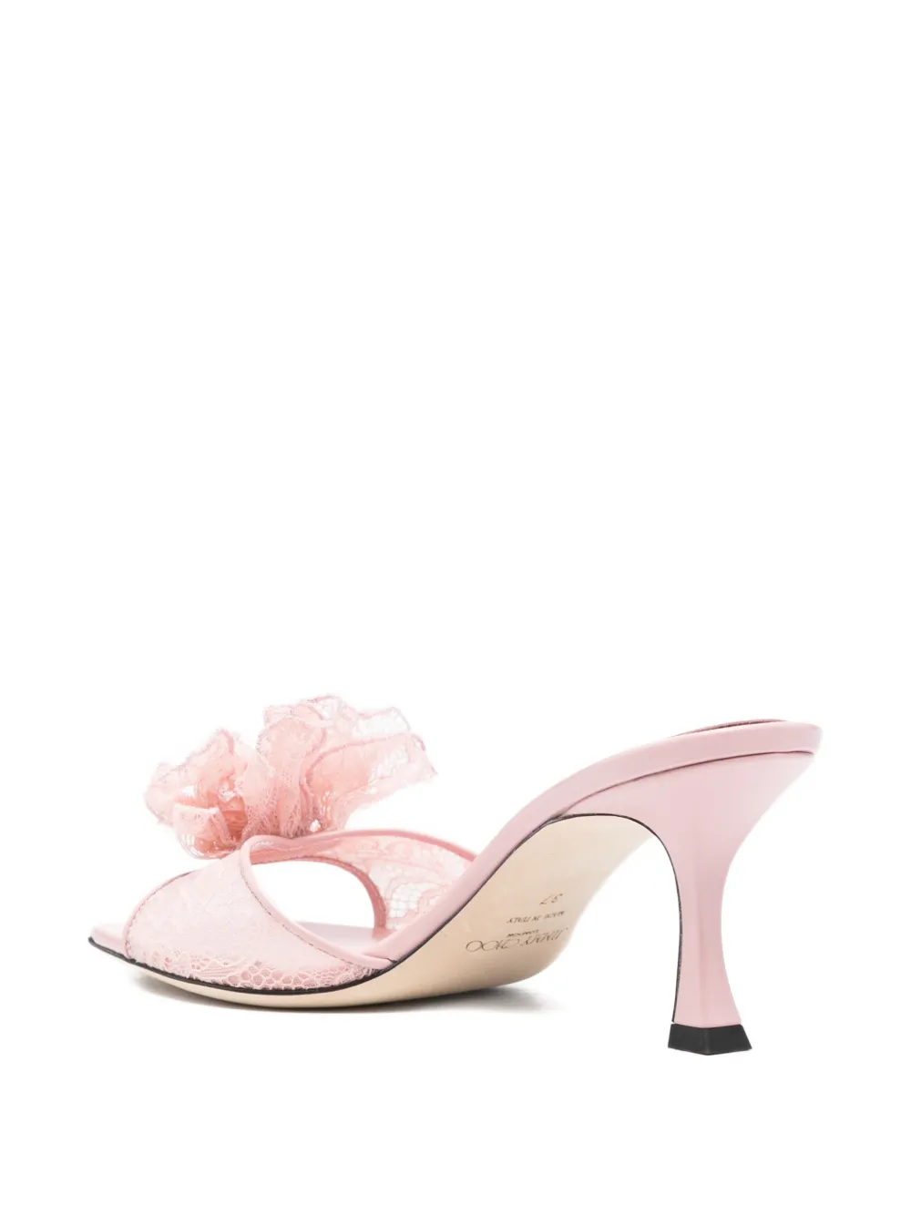 Jimmy Choo Skye Corsage sandalen met kant Roze