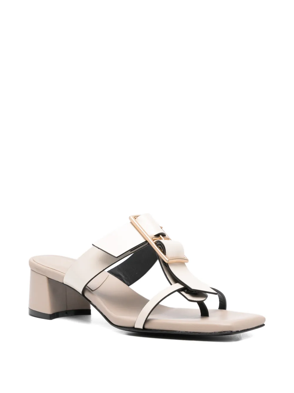  Donnarì Beige Leather Sandals - Neutrals 