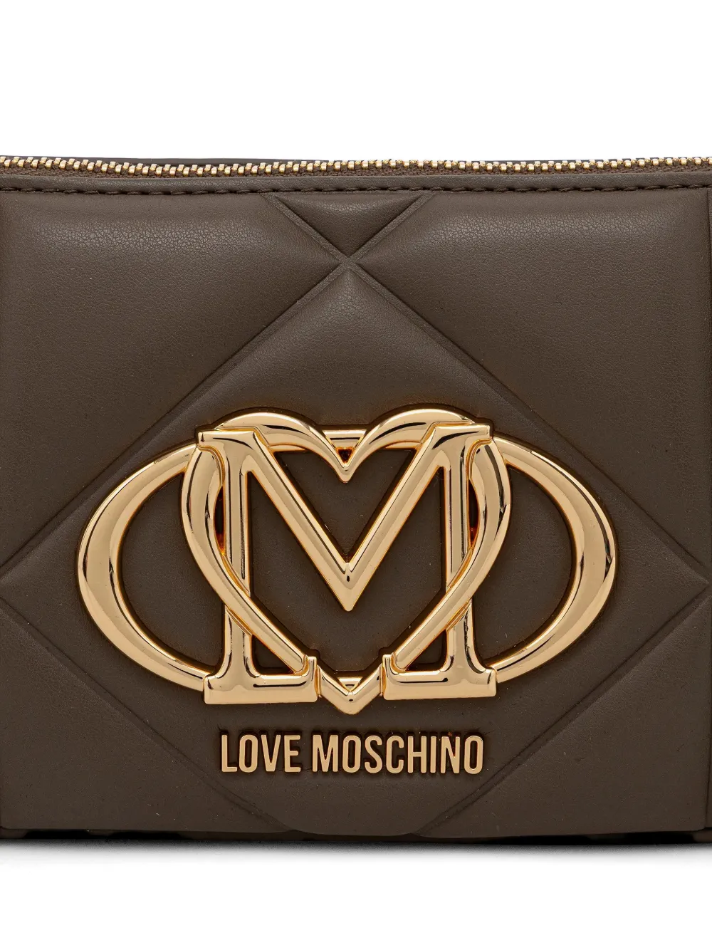 Love Moschino Schoudertas met logo Bruin