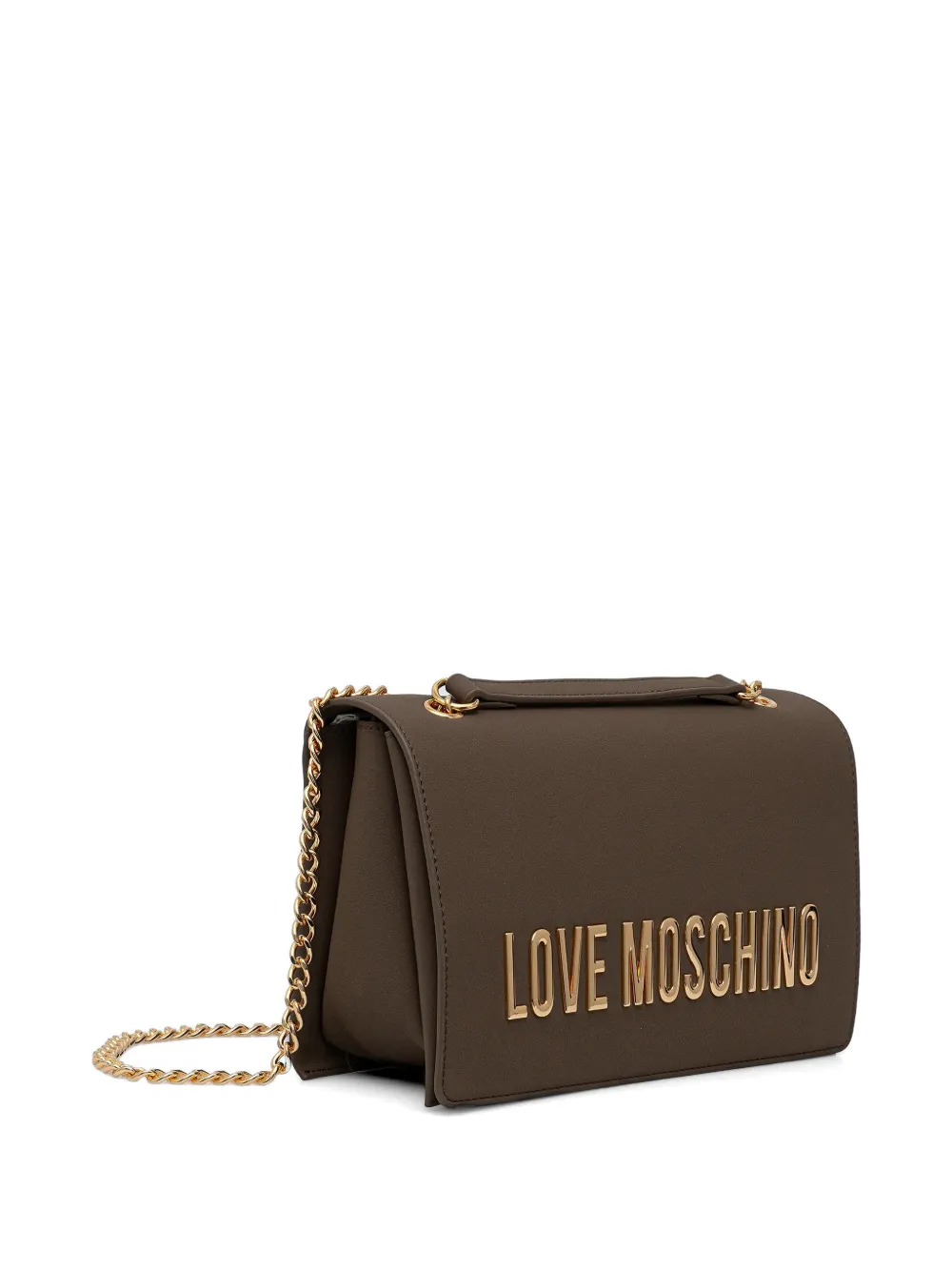 Love Moschino Crossbodytas met kettingband Bruin