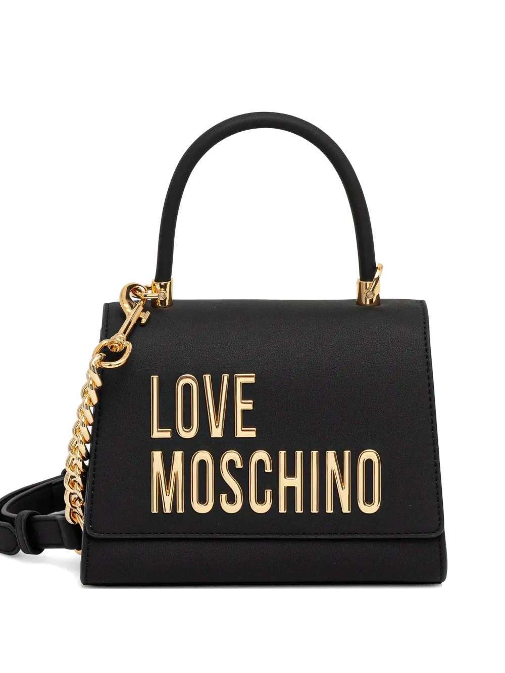 Love Moschino chain-strap top handle tote bag - Nero