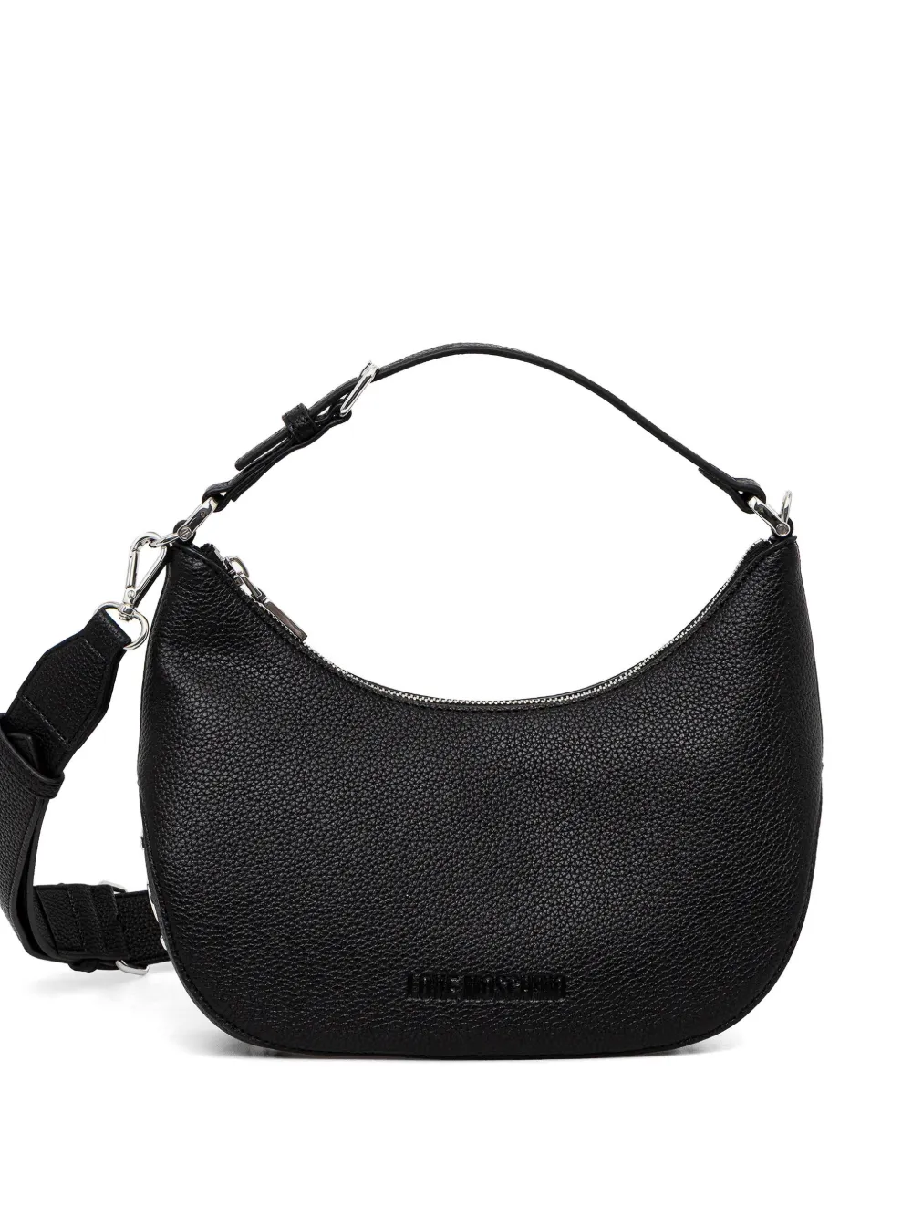 Love Moschino logo-lettering cross body bag - Nero