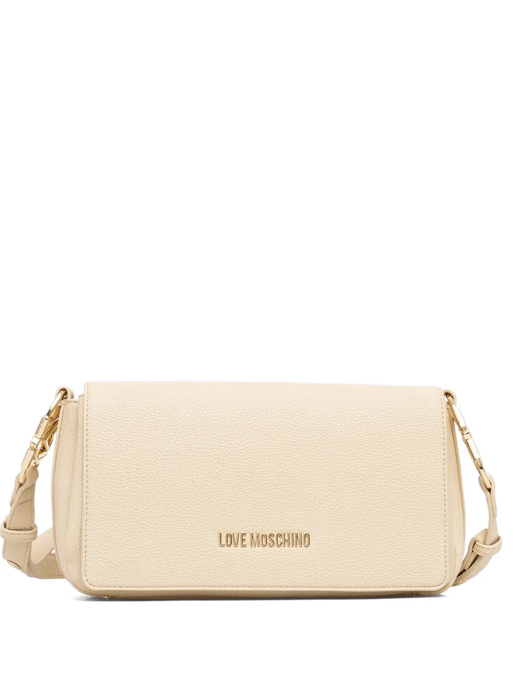 Love Moschino logo-lettering cross body bag - Toni neutri