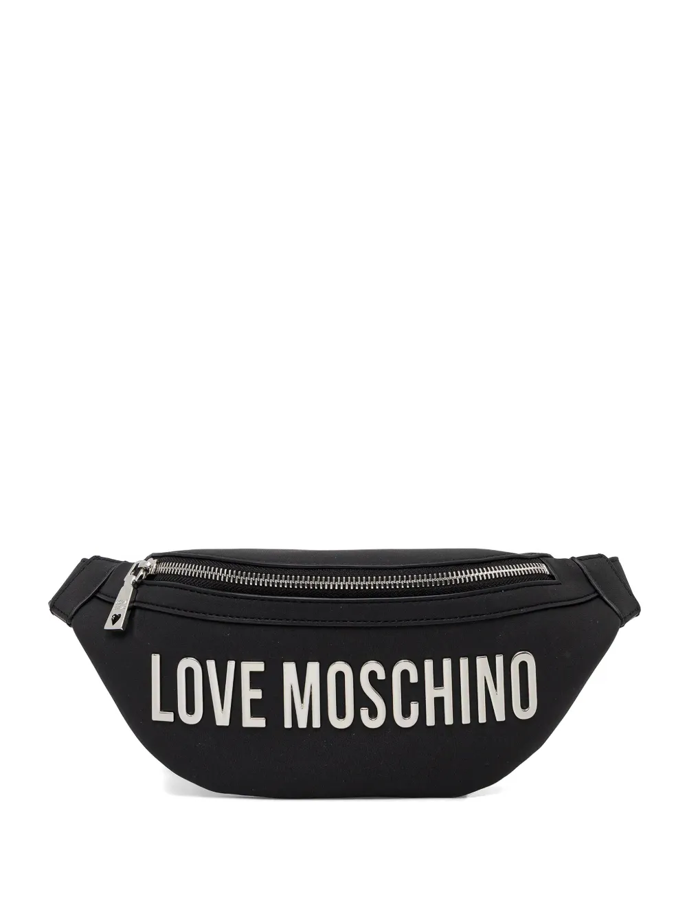 Love Moschino mini logo-lettering belt bag - Nero