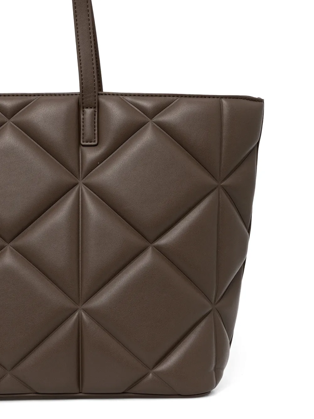 Love Moschino Gewatteerde shopper met logodetail Bruin