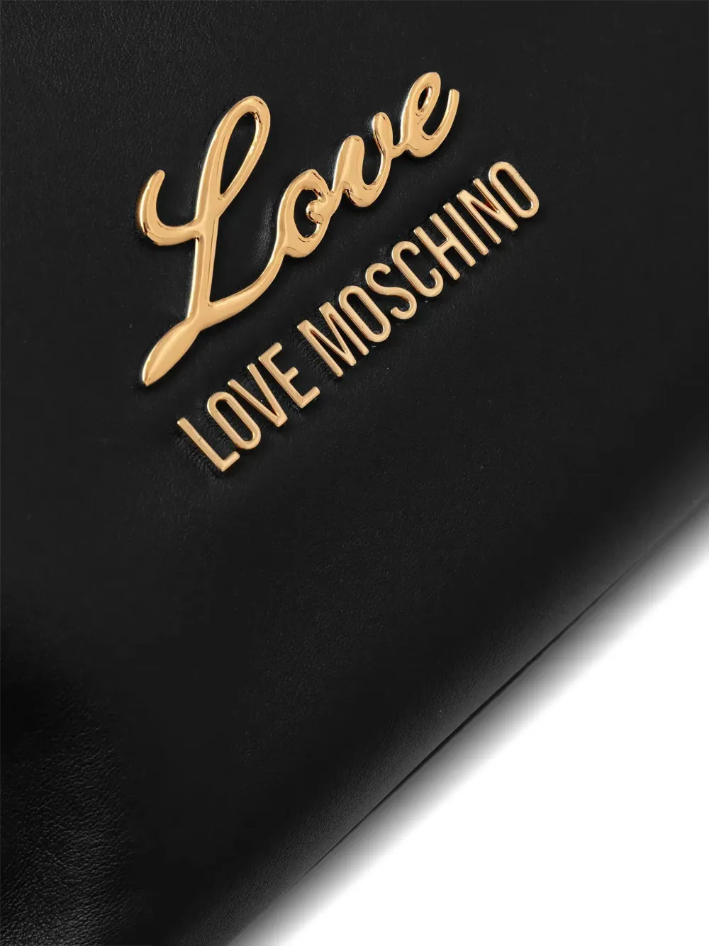 Love Moschino Shopper met gevlochten handvat Zwart