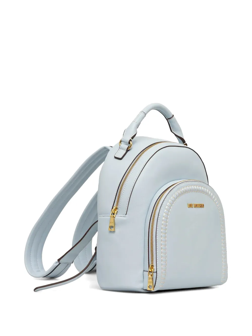 Stitch-Detail Logo Backpack