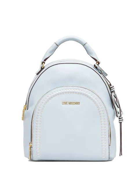 Love Moschino stitch-detail logo backpack