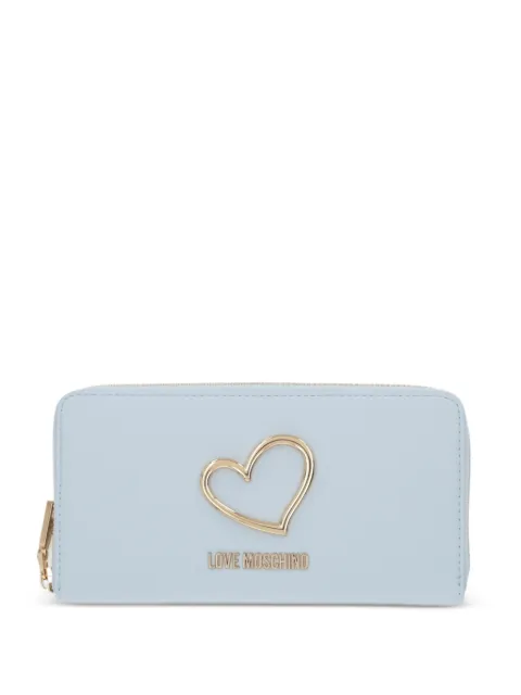 Love Moschino cartera con motivo de corazón