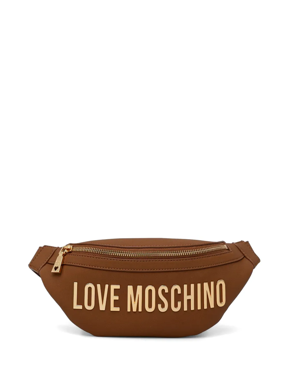 Love Moschino logo-detail buckle belt bag - Marrone