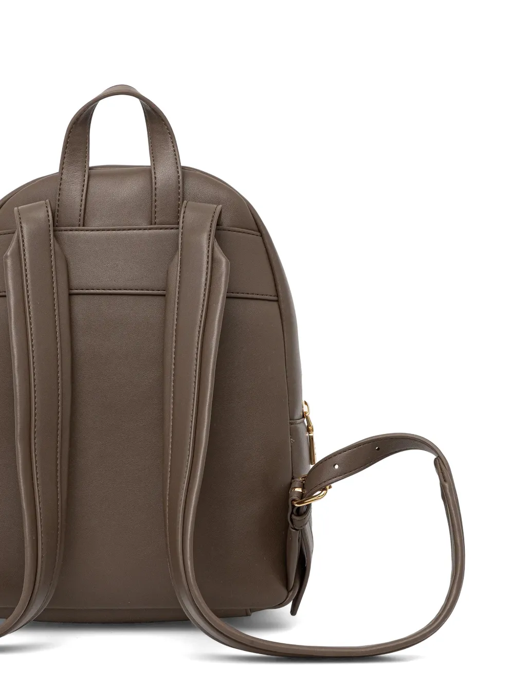  Love Moschino Quilted Logo-plaque Backpack - Brown 