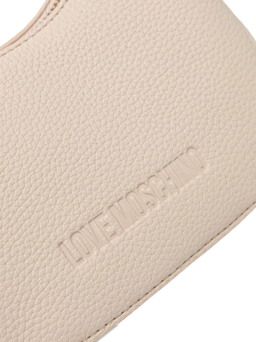Embossed Logo Shoulder Bag