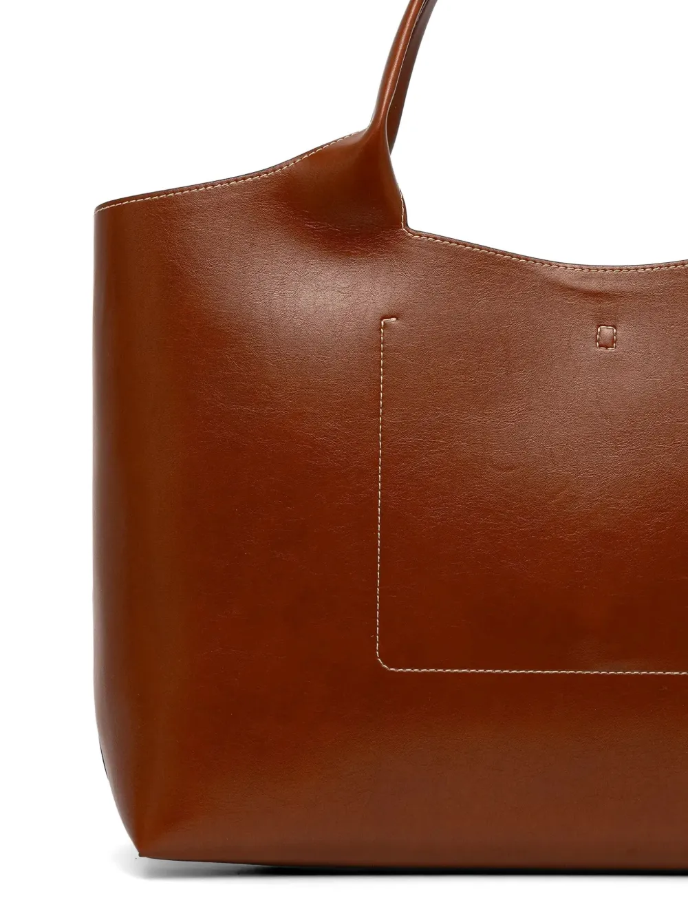 Love Moschino Shopper met logopatch Bruin