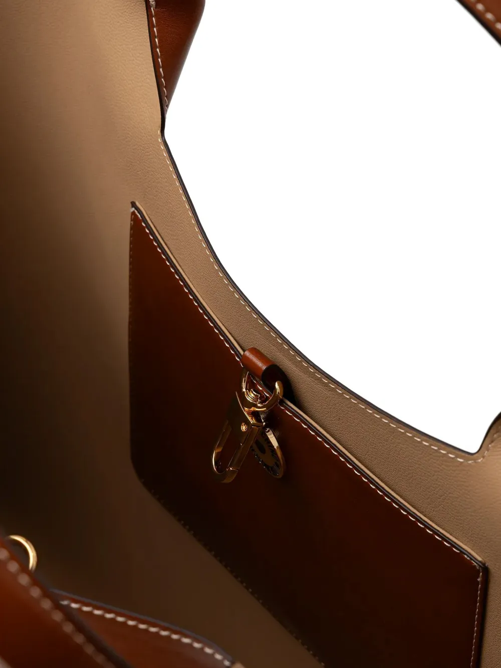 Love Moschino Shopper met logopatch Bruin