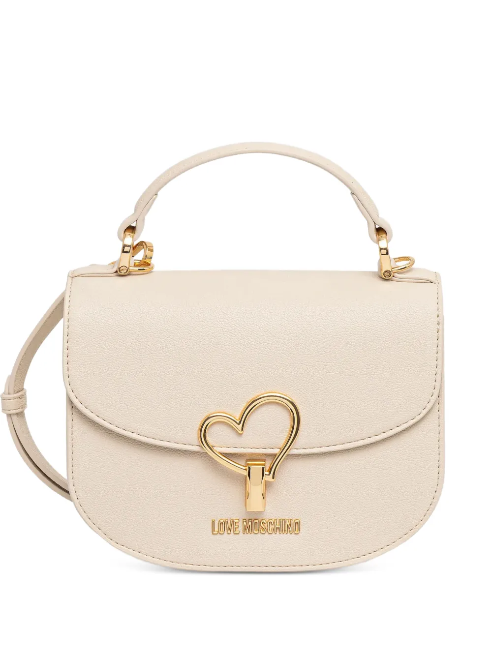 Love Moschino logo-detail mini bag - Toni neutri