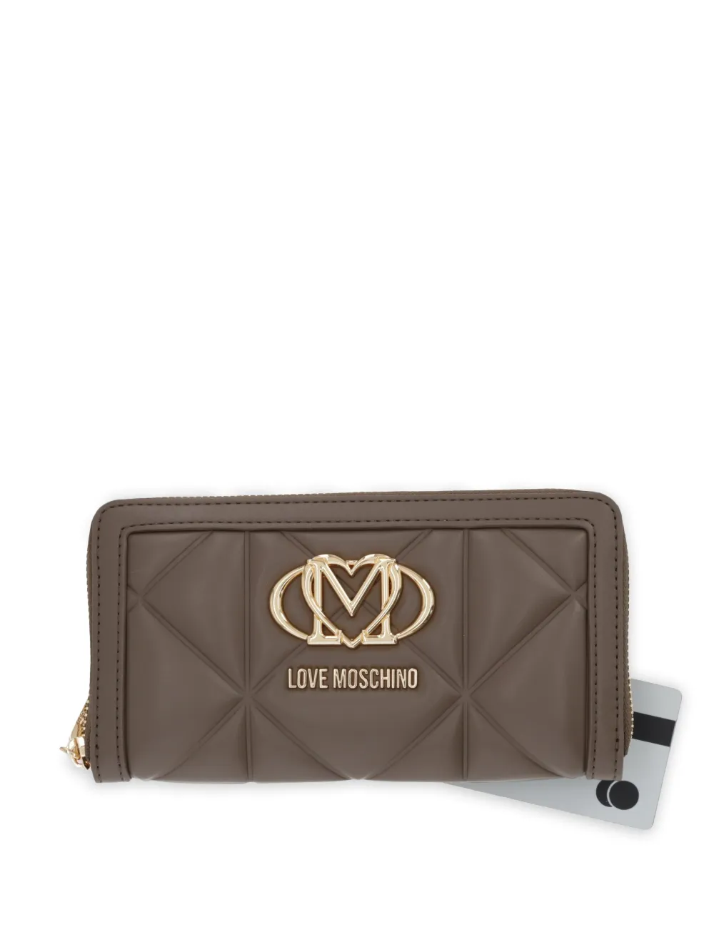 Love Moschino Gewatteerde portemonnee Bruin