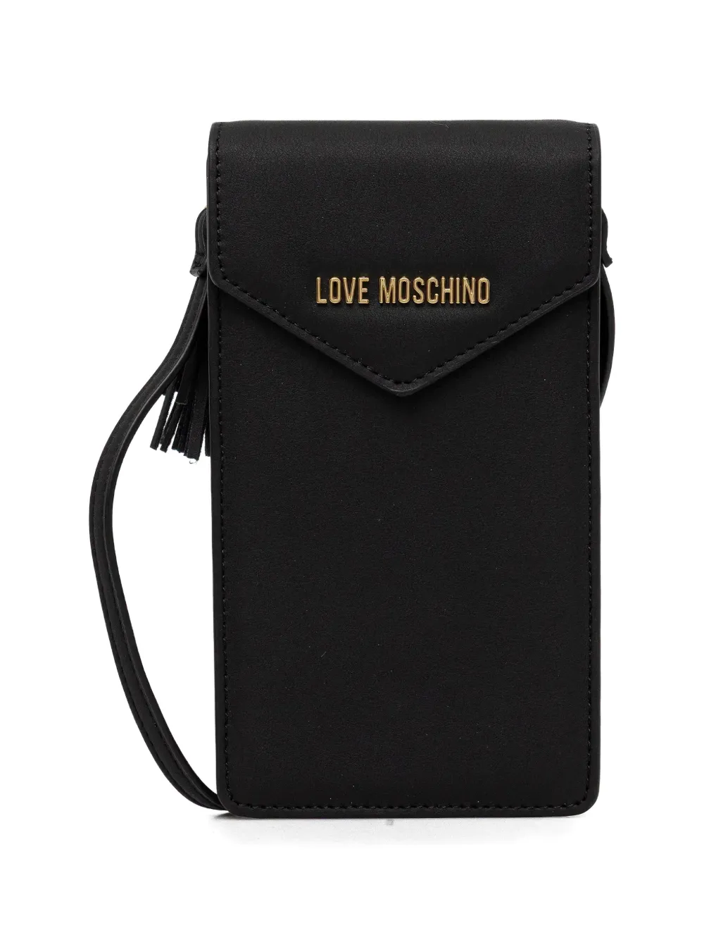 Love Moschino tassel-detail adjustable-strap phone bag - Nero