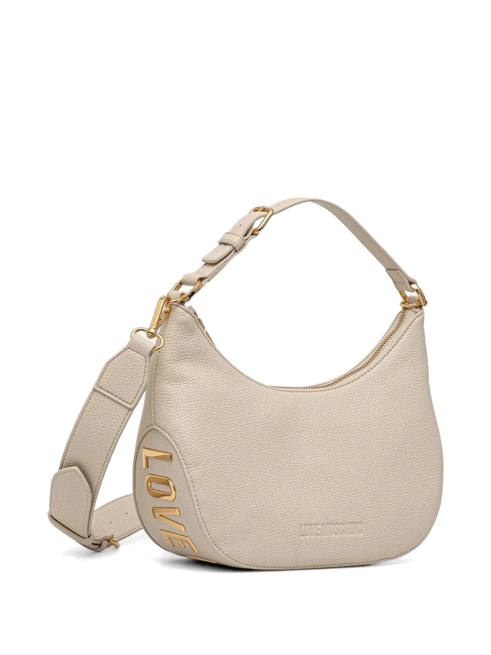 Love Moschino Shopper met logo Beige