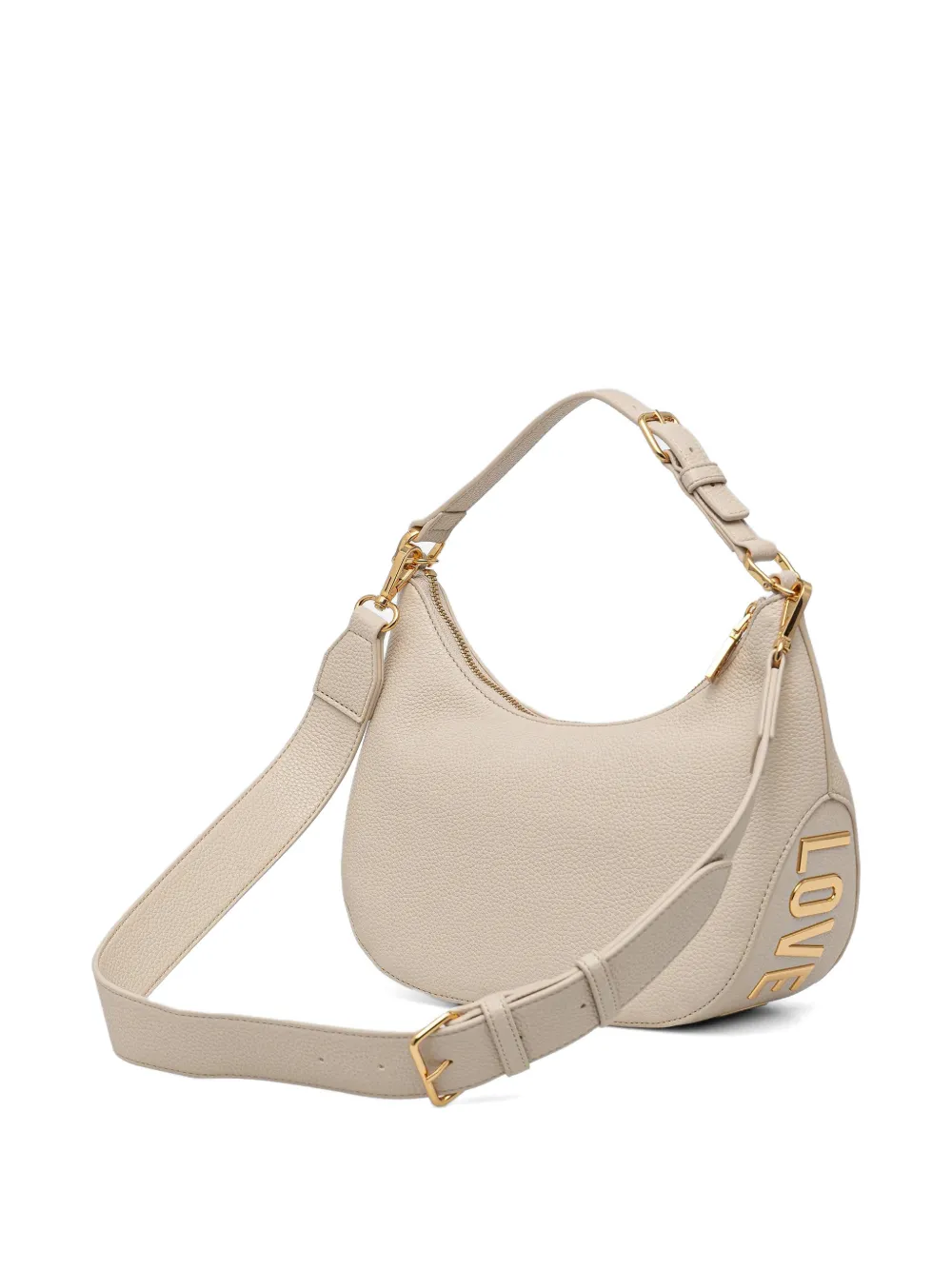 Love Moschino Shopper met logo Beige