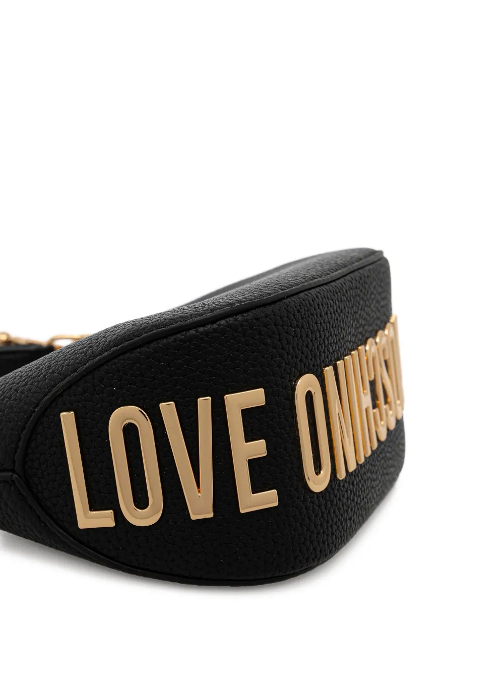 Love Moschino Shopper met logo Zwart