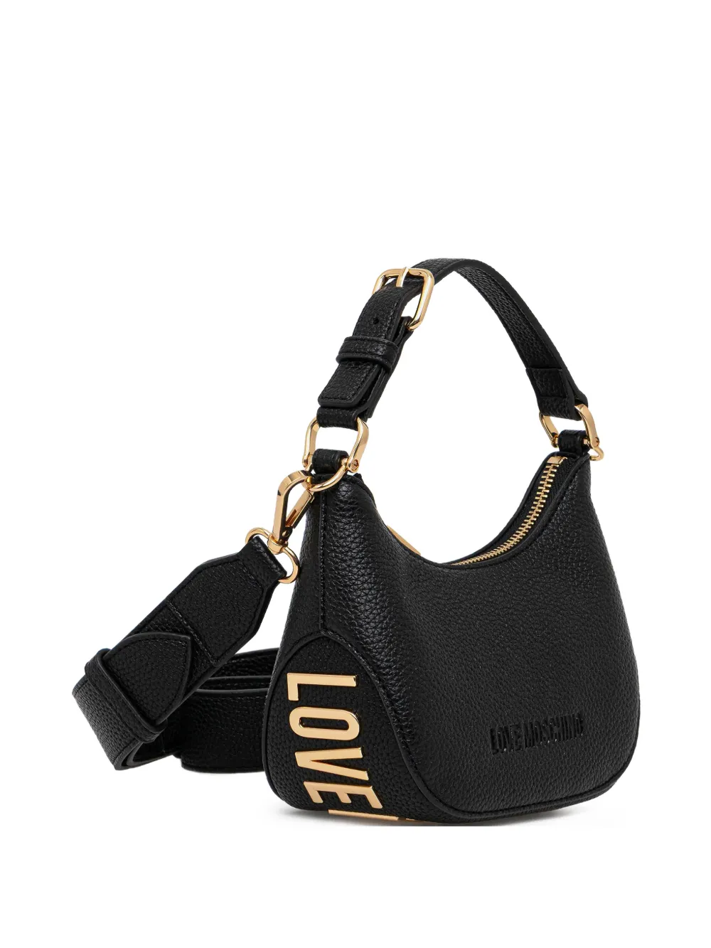 Love Moschino Shopper met logo Zwart
