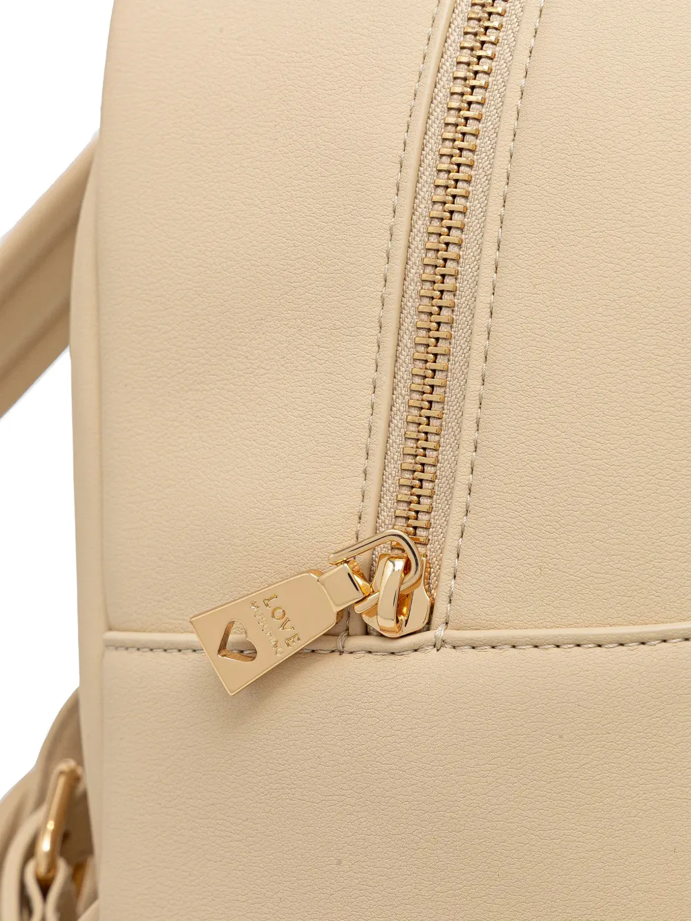  Love Moschino Logo-detail Backpack - Neutrals 