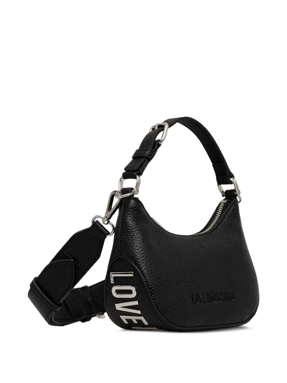 Love Moschino Mini-tas met logodetail Zwart