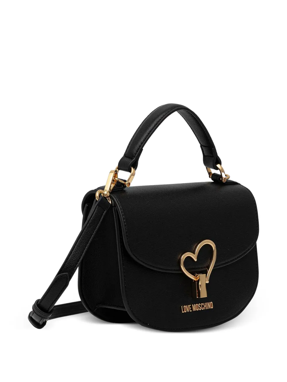Love Moschino Shopper met logo Zwart