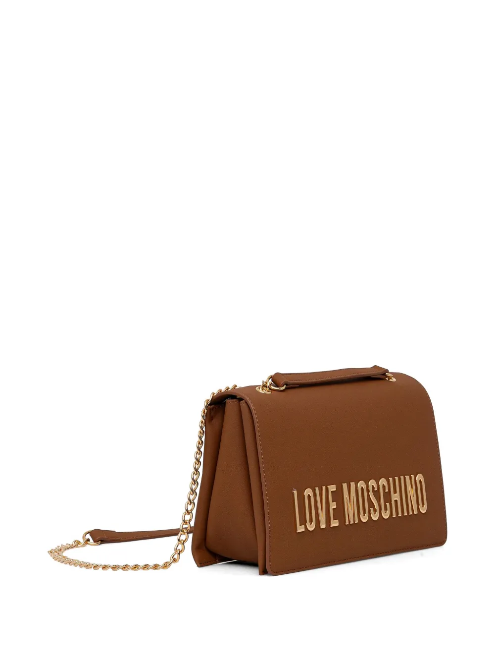 Love Moschino チェーンストラップ ショルダーバッグ | ブラウン