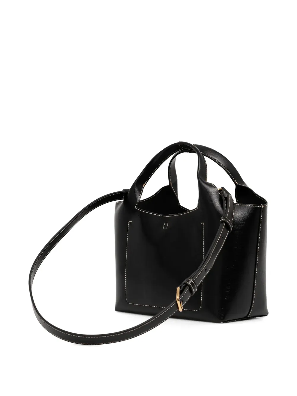 Logo-Plaque Top Tote Bag