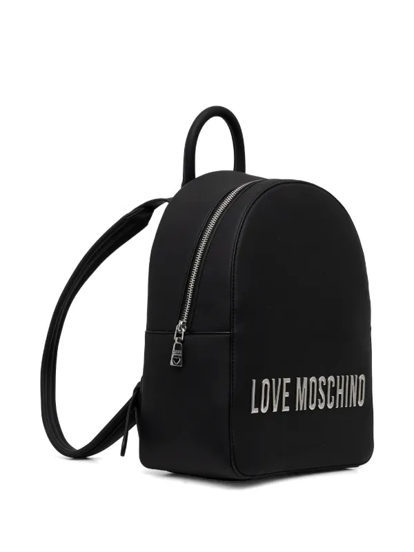 Love Moschino ジップ バックパック | ブラック | FARFETCH JP